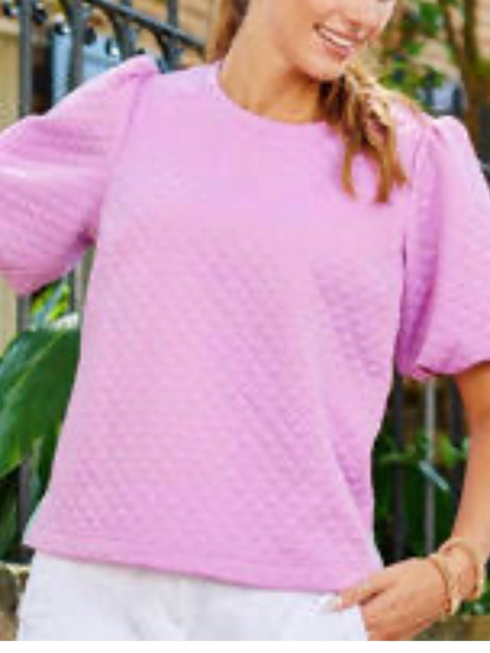 Mary Square Jamie Orchid Top